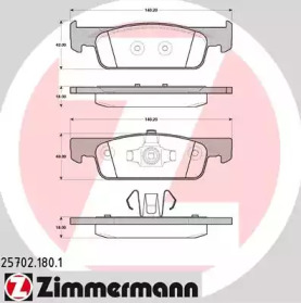 Тормозные колодки ZIMMERMANN для DACIA SANDERO II 1.2