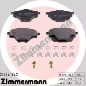 Запчасти для ТО ZIMMERMANN для PEUGEOT 308 SW II 1.6 THP 150