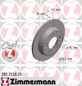 Дисковой тормозной механизм ZIMMERMANN для KIA CEE'D (JD) 1.4 MPI