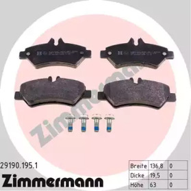 Дополнительные работы ZIMMERMANN для VW CRAFTER 30-50 c бортовой платформой/ходовая часть (2F_) 2.0 TDI