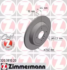 Тормозной диск ZIMMERMANN для KIA RIO III седан (UB) 1.2 CVVT