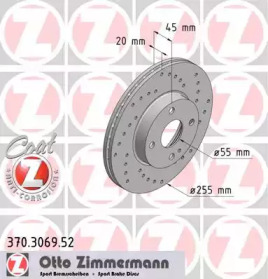 Дисковой тормозной механизм ZIMMERMANN для MAZDA MX-5 I (NA) 1.8