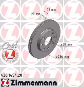 Тормозной диск ZIMMERMANN для CHEVROLET KALOS 1.2