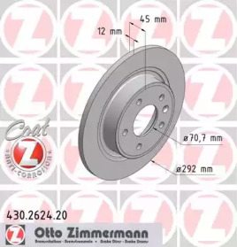 Дисковой тормозной механизм ZIMMERMANN для CHEVROLET CRUZE Station Wagon (J308) 1.4