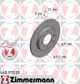 Дисковой тормозной механизм ZIMMERMANN для PEUGEOT 306 Кабриолет (7D, N3, N5) 1.8 16V