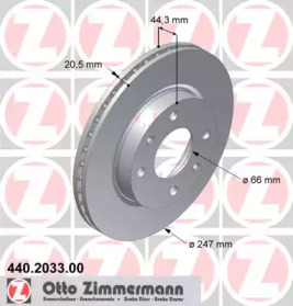 Дисковой тормозной механизм ZIMMERMANN для PEUGEOT 205 I (741A/C) 1.9 GTI