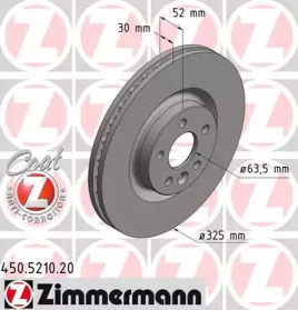 Дисковой тормозной механизм ZIMMERMANN для LAND ROVER RANGE ROVER EVOQUE Кабриолет (L538) 2.0 4x4