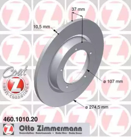 Дисковой тормозной механизм ZIMMERMANN для PORSCHE 356 купе C 2000 GS Carrera 2