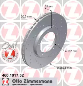 Дисковой тормозной механизм ZIMMERMANN для PORSCHE 924 2.5 S