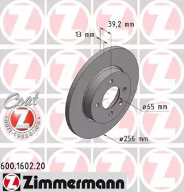 Тормозной диск ZIMMERMANN для VW CADDY II Variant (9K9B) 1.4