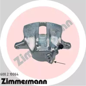 Суппорт диского колесного тормозного механизма ZIMMERMANN для VW GOLF II (19E, 1G1) 1.8 GTI 16V