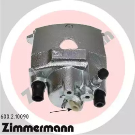 Суппорт диского колесного тормозного механизма / -держатель ZIMMERMANN для VW POLO (6N1) 64 1.9 D