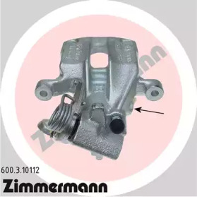 Суппорт диского колесного тормозного механизма ZIMMERMANN для VW GOLF II (19E, 1G1) 1.8 GTI 16V