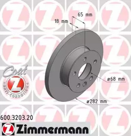 Дисковой тормозной механизм ZIMMERMANN для VW TRANSPORTER IV c бортовой платформой/ходовая часть (70XD) 1.9 TD