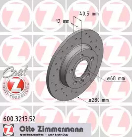 Дисковой тормозной механизм ZIMMERMANN для VW TRANSPORTER IV c бортовой платформой/ходовая часть (70XD) 1.9 TD