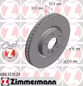 Дисковой тормозной механизм ZIMMERMANN для VW MULTIVAN V (7HM, 7HN, 7HF, 7EF, 7EM, 7EN) 1.9 TDI