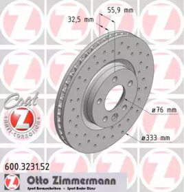 Дисковой тормозной механизм ZIMMERMANN для VW MULTIVAN V (7HM, 7HN, 7HF, 7EF, 7EM, 7EN) 1.9 TDI
