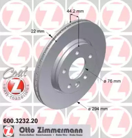 Дисковой тормозной механизм ZIMMERMANN для VW TRANSPORTER VI c бортовой платформой/ходовая часть (SFD, SFE 2.0 TDI
