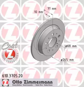 Дисковой тормозной механизм ZIMMERMANN для VOLVO 940 II (944) 2.3 Turbo