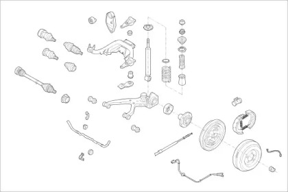Поиск артикула по графику DELPHI для VW GOLF II (19E, 1G1) 1.8 i Cat Syncro