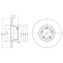 Дисковой тормозной механизм DELPHI для FORD TRANSIT Фургон (V_ _) 2.4 D (VVS)