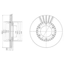 Дисковой тормозной механизм DELPHI для NISSAN PATROL III/2 Hardtop (K260) 2.8