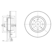 Дисковой тормозной механизм DELPHI для ALFA ROMEO 146 (930_) 1.9 TD (930.B4A)
