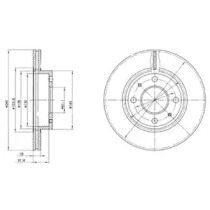 Дисковой тормозной механизм DELPHI для NISSAN SUNNY III Liftback (N14) 2.0 D