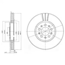 Дисковой тормозной механизм DELPHI для VW POLO (6R, 6C) 1.0 TSI