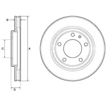 Дисковой тормозной механизм DELPHI для BMW 3 (E30) M3 2.3