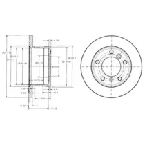 Дисковой тормозной механизм DELPHI для MERCEDES-BENZ SPRINTER 3-t Фургон (903) 308 CDI