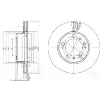 Дисковой тормозной механизм DELPHI для PORSCHE BOXSTER (987) 2.7
