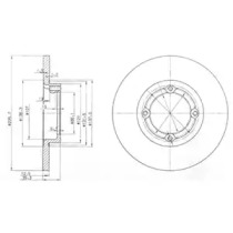 Дисковой тормозной механизм DELPHI для CHEVROLET MATIZ (M200, M250) 1.0