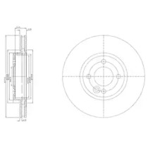 Дисковой тормозной механизм DELPHI для MINI MINI Кабриолет (R52) Cooper