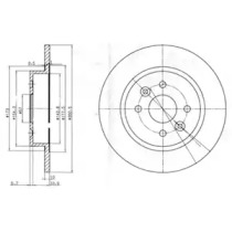 Дисковой тормозной механизм DELPHI для KIA SHUMA (FB) 1.8 i 16V
