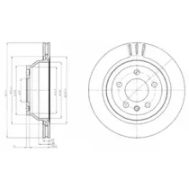 Дисковой тормозной механизм DELPHI для VW MULTIVAN V (7HM, 7HN, 7HF, 7EF, 7EM, 7EN) 1.9 TDI