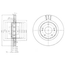 Дисковой тормозной механизм DELPHI для PEUGEOT 4007 (GP_) 2.2 HDi