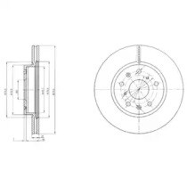 Дисковой тормозной механизм DELPHI для SUZUKI SX4 (EY, GY) 1.6 VVT 4x4 (RW 416)