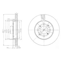 Дисковой тормозной механизм DELPHI для HONDA JAZZ II (GD_, GE3, GE2) 1.2 i-DSI (GD5, GE2)