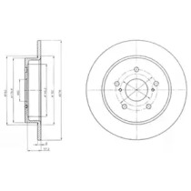 Дисковой тормозной механизм DELPHI для SUZUKI SX4 (EY, GY) 1.6 VVT 4x4 (RW 416)