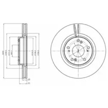 Дисковой тормозной механизм DELPHI для HONDA ACCORD VIII универсал (CW) 2.2 i-DTEC (CW3)