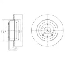 Дисковой тормозной механизм DELPHI для CHEVROLET EPICA (KL1_) 2.0 D
