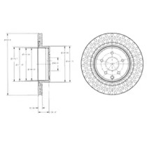 Дисковой тормозной механизм DELPHI для NISSAN 350 Z купе (Z33) 3.5