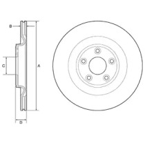 Дисковой тормозной механизм DELPHI для JAGUAR F-TYPE купе (X152) 400