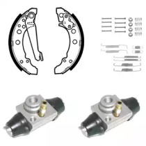 Барабанный тормозной механизм DELPHI для VW POLO (6N1) 64 1.9 D
