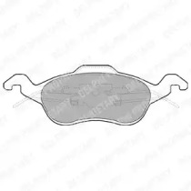 Тормозные колодки DELPHI для FORD FOCUS седан (DFW) 1.8 16V