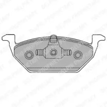 Тормозные колодки DELPHI для VW POLO (6R, 6C) 1.4 BiFuel