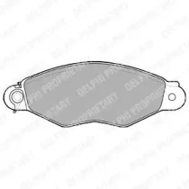 Тормозные колодки DELPHI для RENAULT KANGOO (KC0/1_) 1.4 (KC0C, KC0H, KC0B, KC0M)
