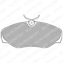 Тормозные колодки DELPHI для NISSAN PRIMASTAR Фургон (X83) 2.0