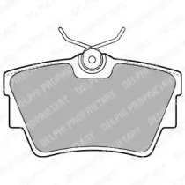 Тормозные колодки DELPHI для NISSAN PRIMASTAR Фургон (X83) 2.0
